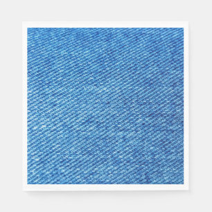 Blue Denim Struktur Pappersservett