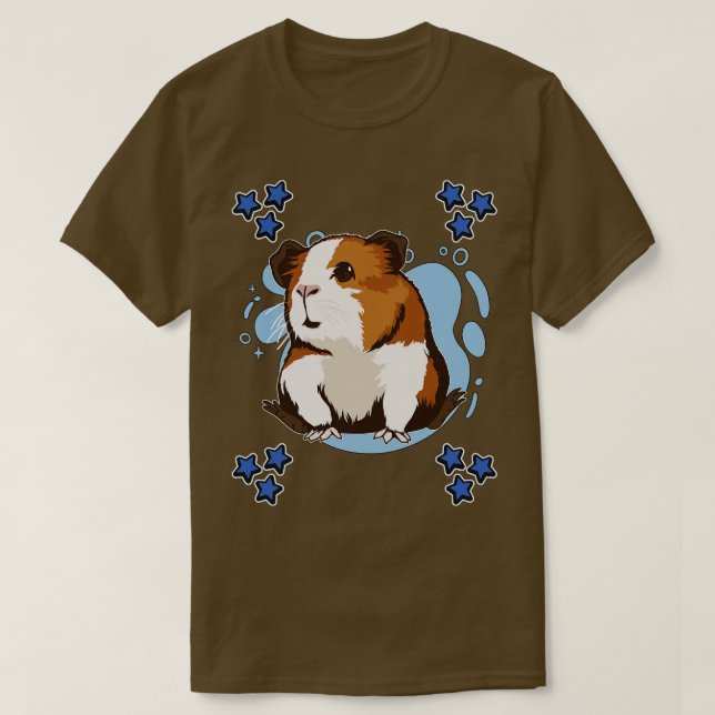 Blue Design Guinea Gris T Shirt (Design framsida)