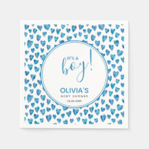 Blue Det är en pojk-hjärt-babyskor