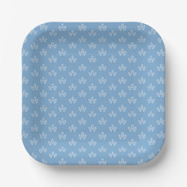 Blue Dew Drop Plate