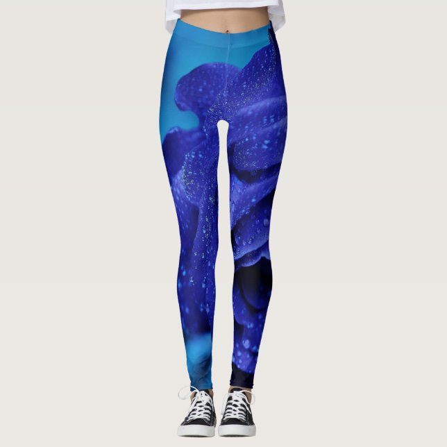 Blue DewDrop Ro Leggings (Framsida)