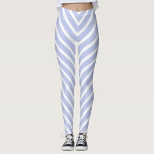 Blue Diagonal Rand Leggings