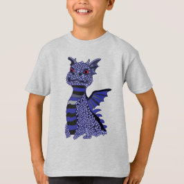 Blue Diamond Dragon Kids T Shirt
