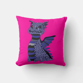 Blue Diamond Dragon Kudde