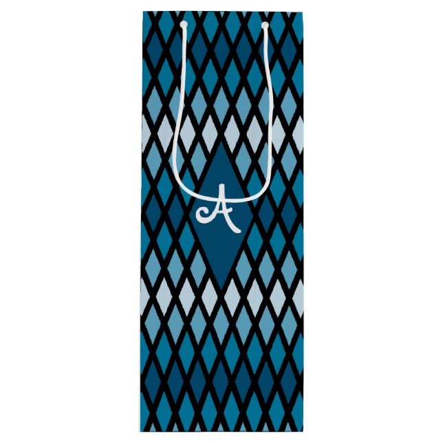 Blue Diamond Ombre Monogram (Framsidan)