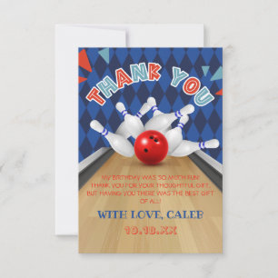 Blue Diamond Rand Lets Strejka Bowling Birthday Tack Kort