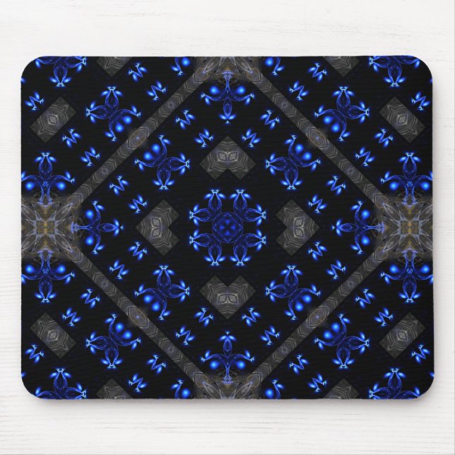 Blue Dimensions Mönster Mousepad Musmatta (Framsidan)