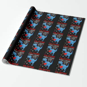 Blue Dinosaur Förlåt att Dam Mamma är min Valentin Presentpapper