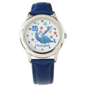 Blue Dinosaur Kid Armbandsur