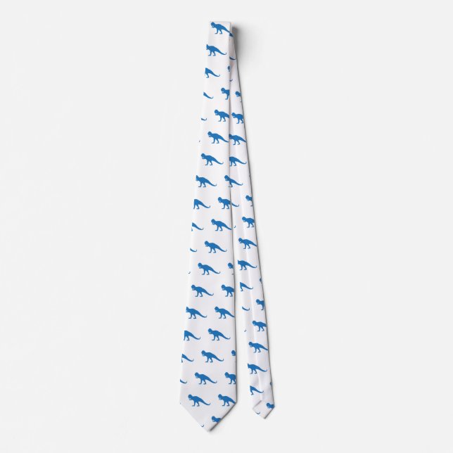 Blue Dinosaur mönster Slips (Framsida)