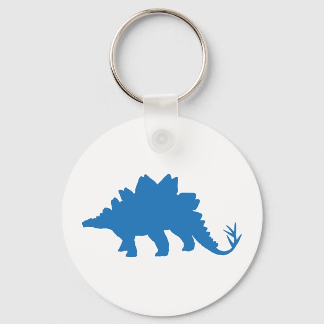 Blue Dinosaur Nyckelring (Framsida)