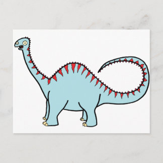 Blue Diplodocus Vykort