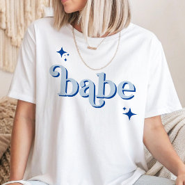 BLUE Disco Babe Brudens sida hen party Shirt T