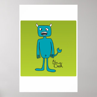 Blue Djävulen Poster
