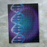 Blue DNA Fingerprint Medical Science Police Pussel<br><div class="desc">En coola-,  trendig- och roligt-medicinsk-vetenskapligt inspirerad utformning. Perfektens gåva till alla läkare,  sjuksköterskor,  vetenskapsmän,  vetenskapslärare,  labbtekniker,  science studenter,  i kort,  alla vetenskapsmän i ditt liv (och det inkluderar dig)! Designad av Thisisnotme©</div>