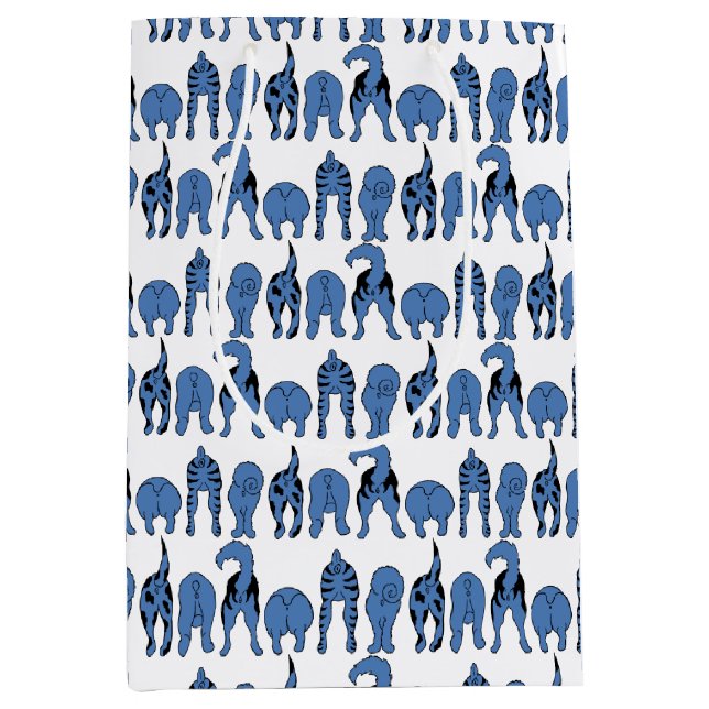 Blue Dog Butts Pattern (Framsidan)