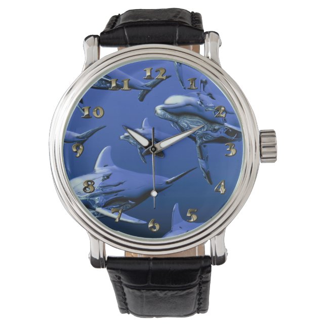 Blue Dolphin Armbandsur (Framsida)