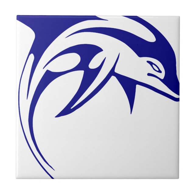 Blue Dolphin Kakelplatta (Framsidan)
