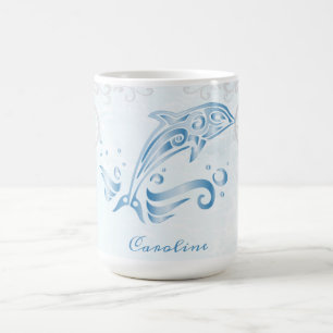 Blue Dolphin Personlig Coffee Mugg