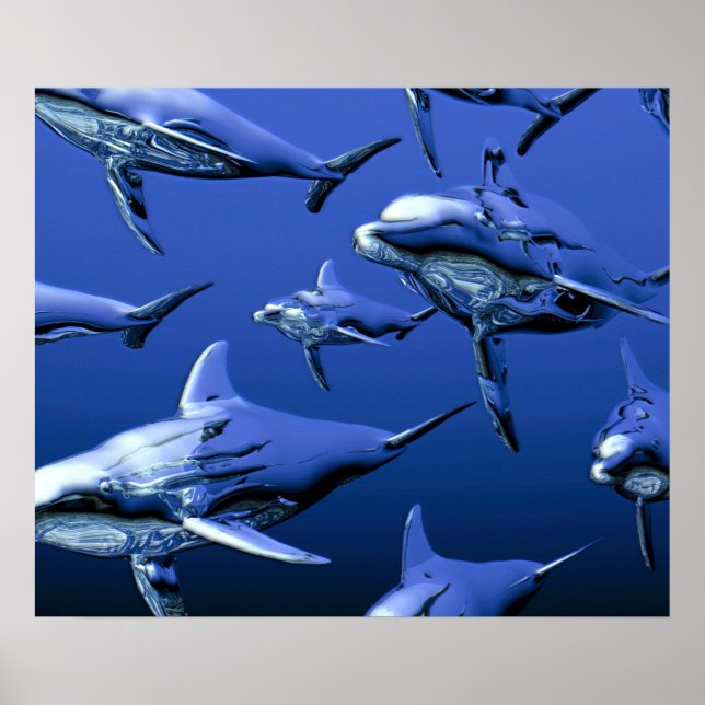 Blue Dolphin Poster (Framsidan)