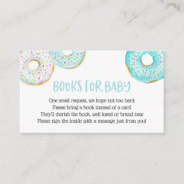 Blue Donuts Bokar för Baby-kort Tilläggskort