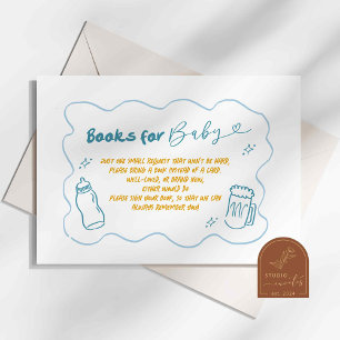 Blue Doodle Baby brinner Bokar för Baby Tilläggskort