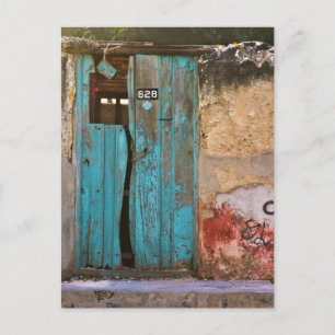Blue Door in Merida Vykort