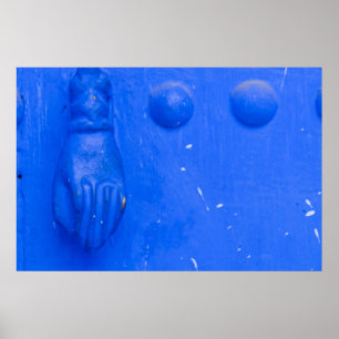 Blue Dor Knocker Poster