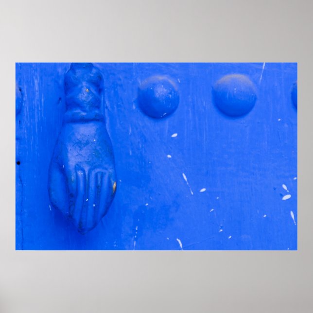 Blue Dor Knocker Poster (Framsidan)