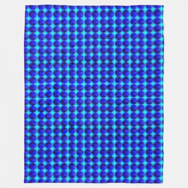 Blue Dot Large Fleecefilt (Framsidan)