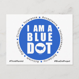 Blue Dot Project USA Vykort