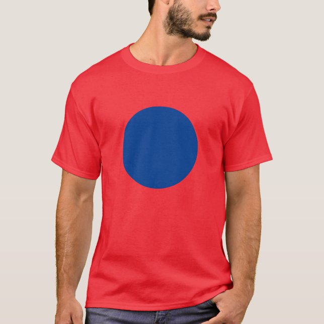 Blue Dot Red State Shirt T Shirt (Framsida)