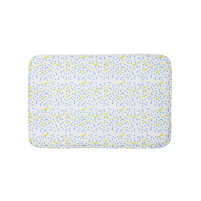 Blue Dots Meteor Shower  Badrumsmatta (Framsidan)