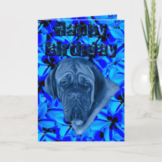 Blue Douge De Boudreaux Birthday Card Kort