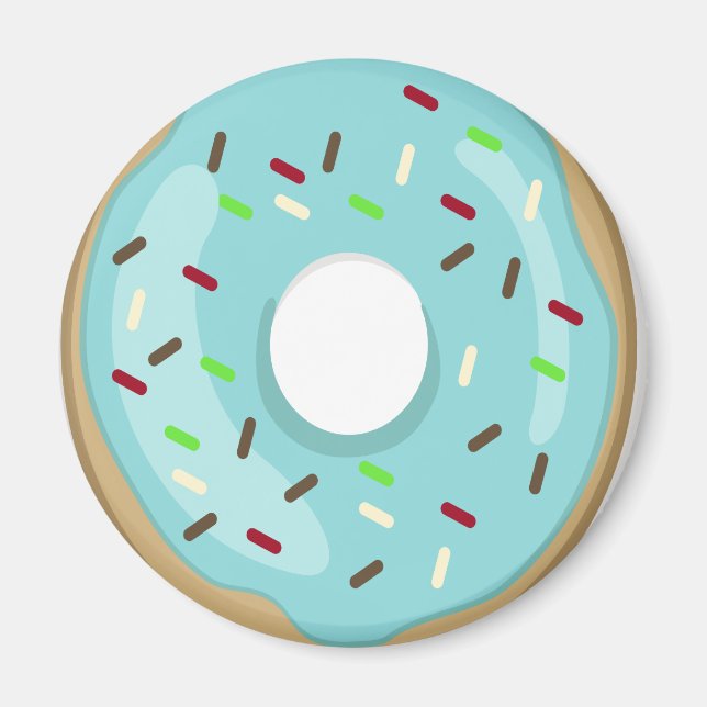 Blue Doughnut Magnet (Framsidan)
