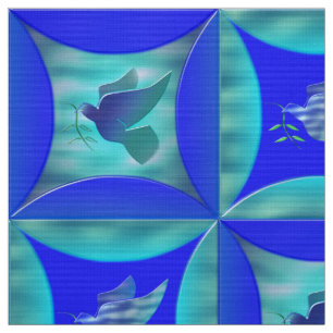 Blue Dove i Hål i Barn Door Tyg