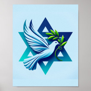 Blue Dove och David Peace-stjärnan Poster