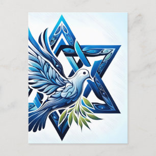 Blue Dove och David Peace-stjärnan Vykort