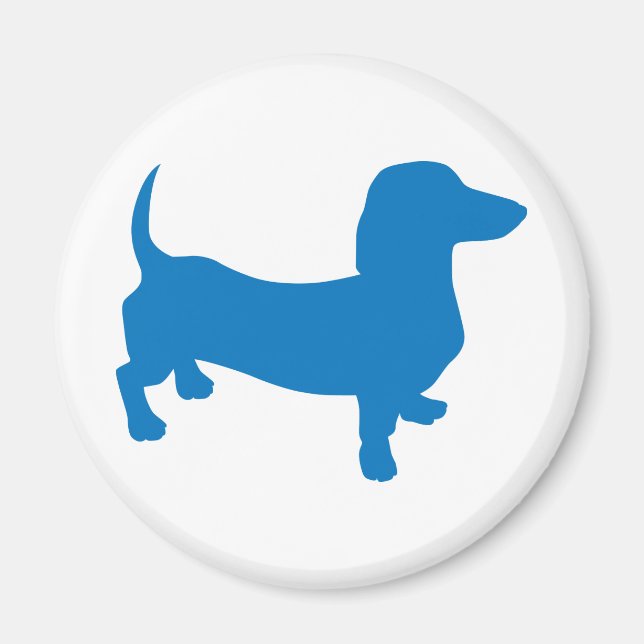 Blue Doxie, Dachshund Magnet (Framsidan)