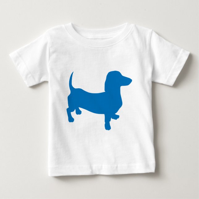 Blue Doxie, Dachshund Tee (Framsida)