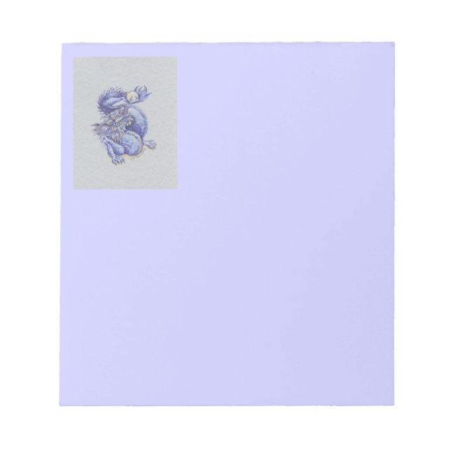 Blue Dragon Anteckningsblock (Framsida)