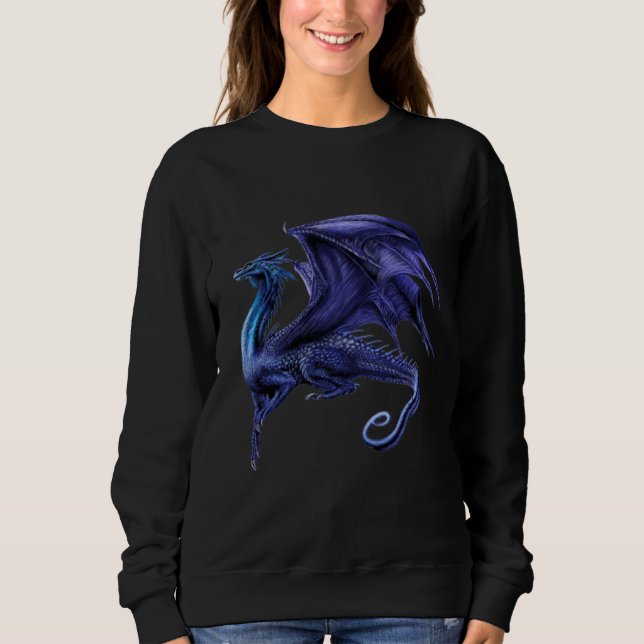 BLUE DRAGON KVINNOR T SHIRT (Framsida)