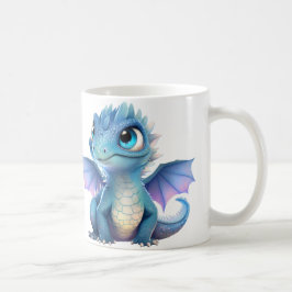 Blue Dragon Lila Dragon Kaffemugg