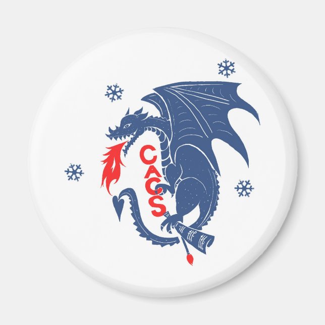 Blue Dragon Magnet (Framsidan)