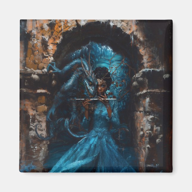 Blue Dragon Magnet (Framsidan)