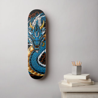 Blue Dragon Mini Skateboard Bräda 18,5 Cm