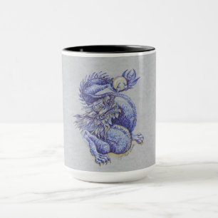 Blue Dragon Mugg