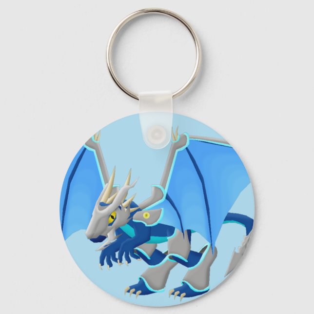 Blue Dragon Nyckelring (Framsida)