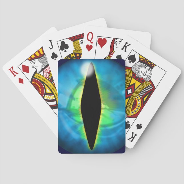 Blue Dragon Öga Kortlek (Baksidan)