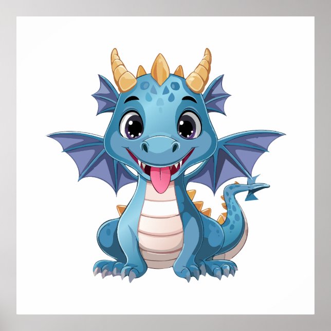 blue dragon poster (Framsidan)